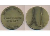 Лот: 9220786. Фото: 2. Франция Медаль 1989 Париж XX-... Значки, медали, жетоны