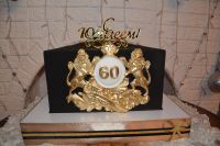 Лот: 15067828. Фото: 2. ТорТ " Золотой Лев " герб. Кондитерские изделия, конфеты