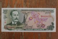Лот: 21040492. Фото: 2. Коста-Рика 5 колон 1989 года... Банкноты