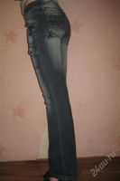 Лот: 2221614. Фото: 2. Джинсы синие. Женская одежда