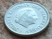 Лот: 10837481. Фото: 3. Монета 25 цент Нидерланды 1963... Коллекционирование, моделизм