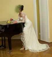 Лот: 1087604. Фото: 3. Свадебное платье р-р 44-46. Одежда, обувь, галантерея