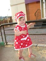 Лот: 1924641. Фото: 3. Леди в красном комплекте: платье... Дети растут