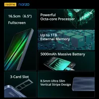 Лот: 19986392. Фото: 4. Realme Narzo 50i Prime 3Gb\32Gb...