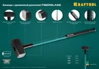 Лот: 19406180. Фото: 6. Кувалда с фиберглассовой удлинённой...