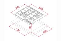 Лот: 23915844. Фото: 2. Газовая панель Teka GZC 64321... Крупная бытовая техника
