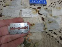 Лот: 13043650. Фото: 11. Антикварные лезвия Saphir 8 блоков...