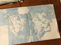 Лот: 25889958. Фото: 4. Контурные карты география материков... Красноярск