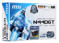 Лот: 6752648. Фото: 3. MSI GeForce GT 440 810Mhz PCI-E... Компьютеры, оргтехника, канцтовары