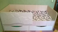 Лот: 23571501. Фото: 3. Кровать Алиса КР 812 Цвет Дуб... Мебель