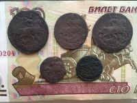 Лот: 13334566. Фото: 2. Лот монет Екатерины 2 (5 шт.). Монеты