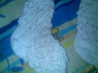 Лот: 1249868. Фото: 2. Женские ажурные носки. Вязание, шитье