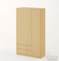 Лот: 7221774. Фото: 3. Шкаф распашной 3хстворчатый с... Мебель