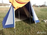 Лот: 25353874. Фото: 5. Польская палатка с тамбуром времен...