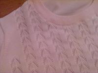 Лот: 7450252. Фото: 2. Кофточка с ажурным рисунком, р... Женская одежда