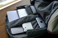 Лот: 9704859. Фото: 5. Стильный рюкзак от Meizu серый...