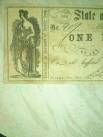 Лот: 18049571. Фото: 2. 1 доллар 1861г. Северная Каролина... Банкноты