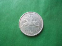 Лот: 18600132. Фото: 2. 10 лит 1936 г. Литва,серебро,сохран... Монеты