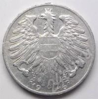 Лот: 202589. Фото: 2. Австрия. 1 шиллинг 1946г. Монеты