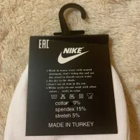 Лот: 20216155. Фото: 3. Носки средние Nike белые! 10 пар... Одежда, обувь, галантерея