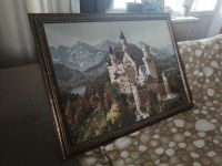 Лот: 17826701. Фото: 2. Вышитая картина с красивым замком. Изобразительное искусство