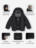 Лот: 25805631. Фото: 5. Пуховик детский Happy Baby, Черный