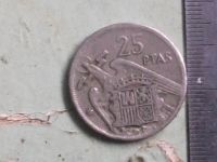 Лот: 15327637. Фото: 5. Монета 25 песет Испания 1957 портрет...