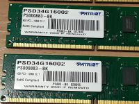 Лот: 17281430. Фото: 2. Память DDR3 16gb Patriot 1600... Комплектующие