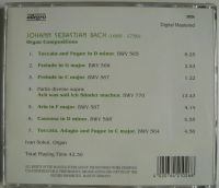 Лот: 11486470. Фото: 5. CD Johann S. BACH – Organ Favourites...