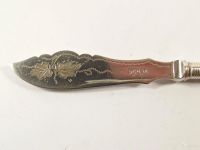 Лот: 7507139. Фото: 2. Старинный нож посеребренный, Англия... Антиквариат