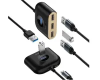 Лот: 20030058. Фото: 2. USB HUB Baseus Square round 4-in-1... Периферия