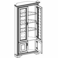 Лот: 18062128. Фото: 2. шкаф угловой NWIT-2DN, Стилиус... Хранение вещей