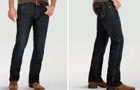 Лот: 23459624. Фото: 3. Джинсы прямые пошив для США Wrangler... Одежда, обувь, галантерея