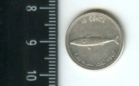 Лот: 16919870. Фото: 2. (№7103) Канада 10 центов 1867-1967... Монеты