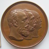 Лот: 15246497. Фото: 3. бронзовая памятная медаль Московская... Коллекционирование, моделизм