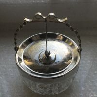 Лот: 15542092. Фото: 3. Винтаж Сахарница Хрусталь Верх... Коллекционирование, моделизм