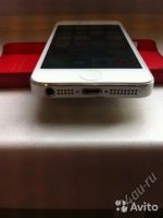 Лот: 5321450. Фото: 3. iPhone 5 16gb white в порядке. Красноярск