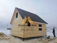 Лот: 17670793. Фото: 7. Дом 6х6 из бруса 150х150 на свайном...