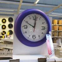 Лот: 5191981. Фото: 2. IKEA ЧАСЫ настенные фиолетовые... Предметы интерьера