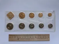 Лот: 24861995. Фото: 2. Заводской набор монет (№10) годовой... Монеты