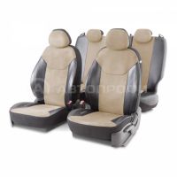 Лот: 14588625. Фото: 2. DIN-1505GA BK/BE Авточехлы из... Оснащение, оборудование, аксессуары