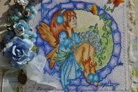 Лот: 1627814. Фото: 3. Открытка ручной работы с раскрашенным... Сувениры, подарки