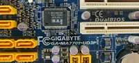 Лот: 21766885. Фото: 3. Мат. плата Gigabyte GA-MA770T-UD3... Компьютеры, оргтехника, канцтовары