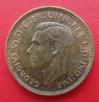 Лот: 2522619. Фото: 2. (№2068) фартинг 1945 (Англия/Великобритания... Монеты