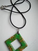 Лот: 575685. Фото: 2. Изделия из полимерной глины, колье... Ювелирные изделия, бижутерия, часы