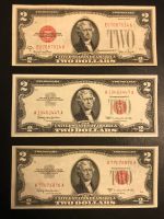 Лот: 17365578. Фото: 3. Набор купюр два доллара США разные... Коллекционирование, моделизм