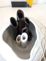 Лот: 17738043. Фото: 5. Ваза вазончик керамика СССР экибана