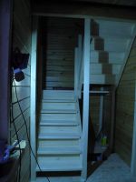 Лот: 6600369. Фото: 5. Лестница П-образная деревянная...
