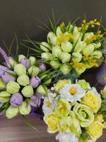 Лот: 21448625. Фото: 4. Букет из мыльных роз Сердце. Подарок... Красноярск