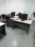 Лот: 12969483. Фото: 2. Стол офисный Шатура серый (есть... Офисная мебель и домашние кабинеты